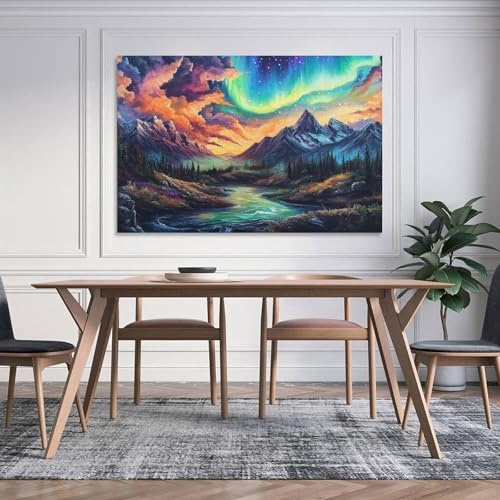 Impression sur toile décorative pour créer un salon chaleureux et cocooning - 6