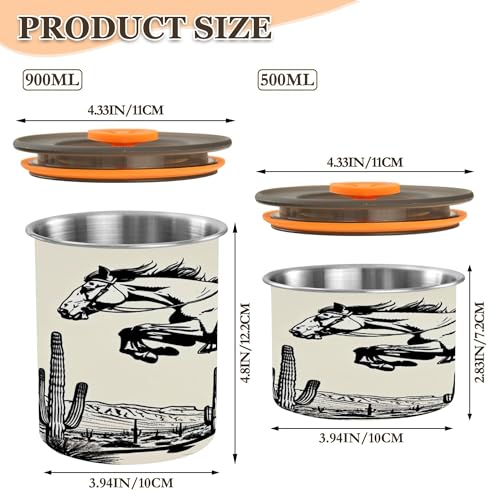 Envase para café hermético de acero inoxidable 17 oz Kigai miniatura 3