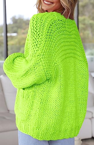 Women's Cardigan Soft Pocketed Long Sleeves Casual Knitted Open Front Cardigans Lightweight Sweaters3