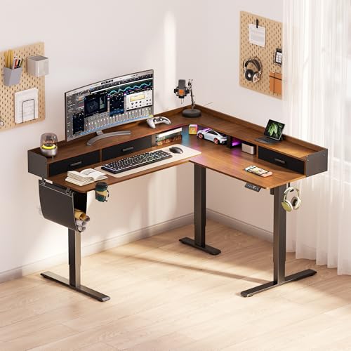 Bureau d'angle assis debout en L 160x140cm WALKINGDESK - 3