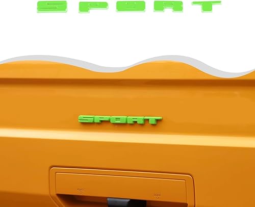 Insertos de letras para portón trasero para Ford Bronco Sport Emblemas 2021 2022+ calcomanías para portón trasero, accesorios de repuesto, borde