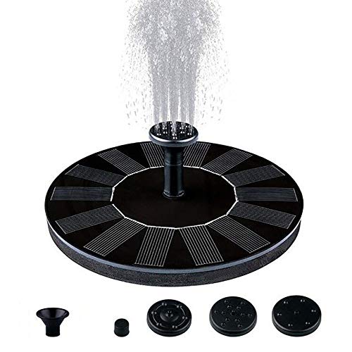 YiHao 13cm / 16cm Schwimmdock Solarbrunnen-Pumpe, Vogel-Bad-Brunnen-Garten-Brunnen-Pumpe, Wasserfall 7 V Solar Water Pump Kit (Color : 13cm Diameter)