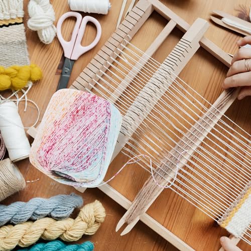 SEWACC Crochet Cotton Thread Gradient Yarn for DIY Knitting Perfect for Sweaters Scarves Hats and Home Decor (133M Soft and Colorful) - Image 3