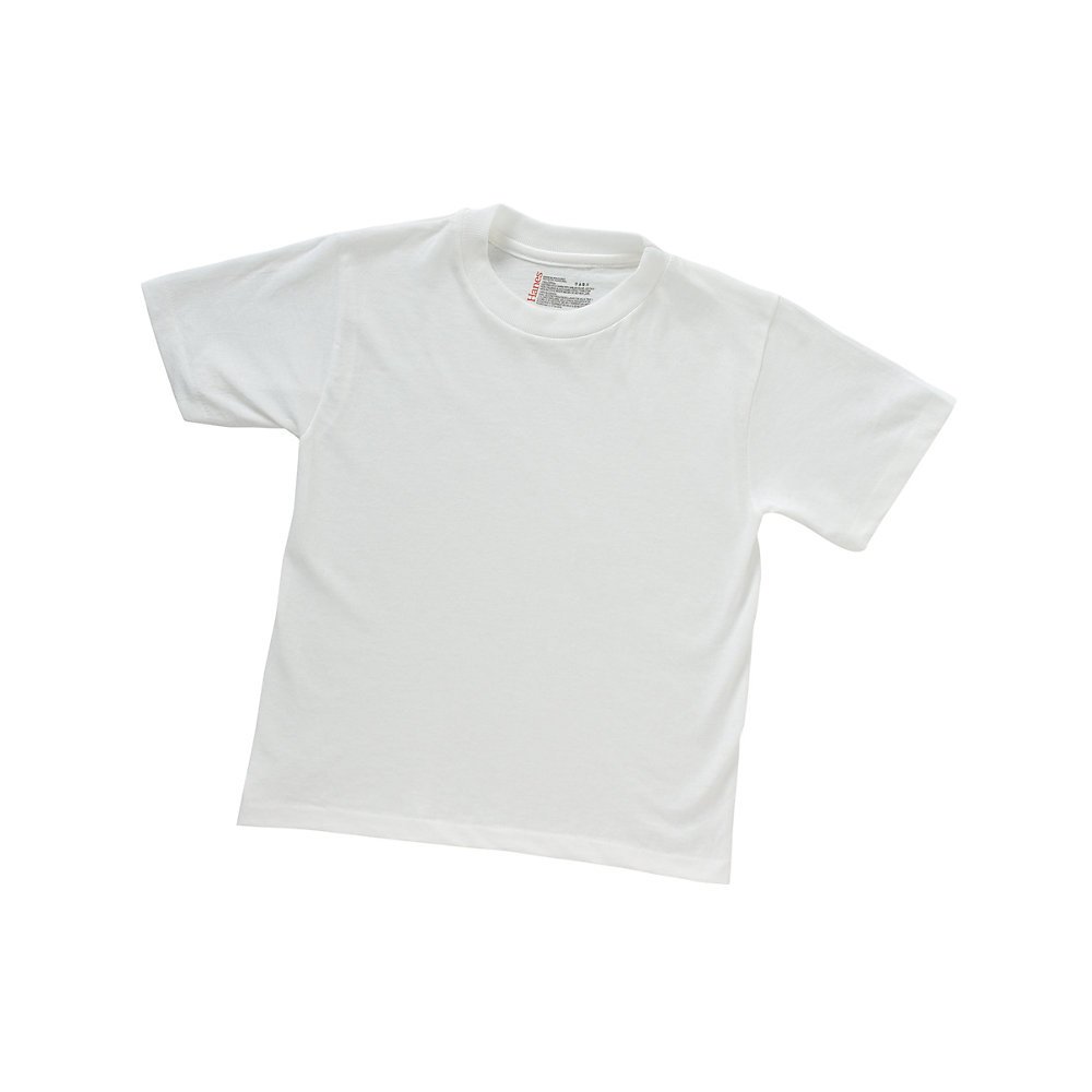Hanes Big Boys Crew (confezione da 3), bianco, L