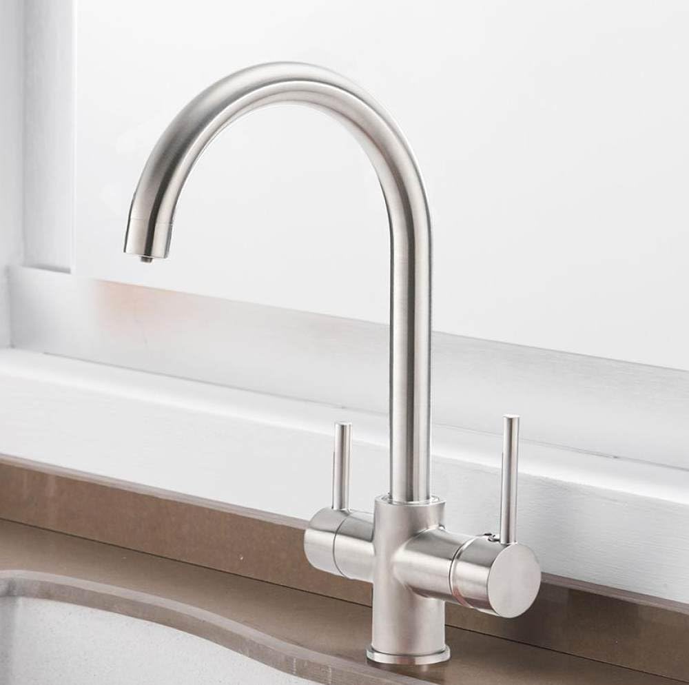MXXQRHF G1/2 Kitchen Faucets Waterfilter Taps Kitchen Faucets Mixer Drinking Water Filter Faucet Kitchen Sink Tap Water Tap,Brush Nickel