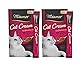 Miamor Cat Cream mit Stückchen von Rind & Gemüse | leckerer Snack für Katzen mit frischem Fleisch und Gemüsestückchen | zart im Geschmack | Doppelpack (2 Tafeln zu je 5x15g)