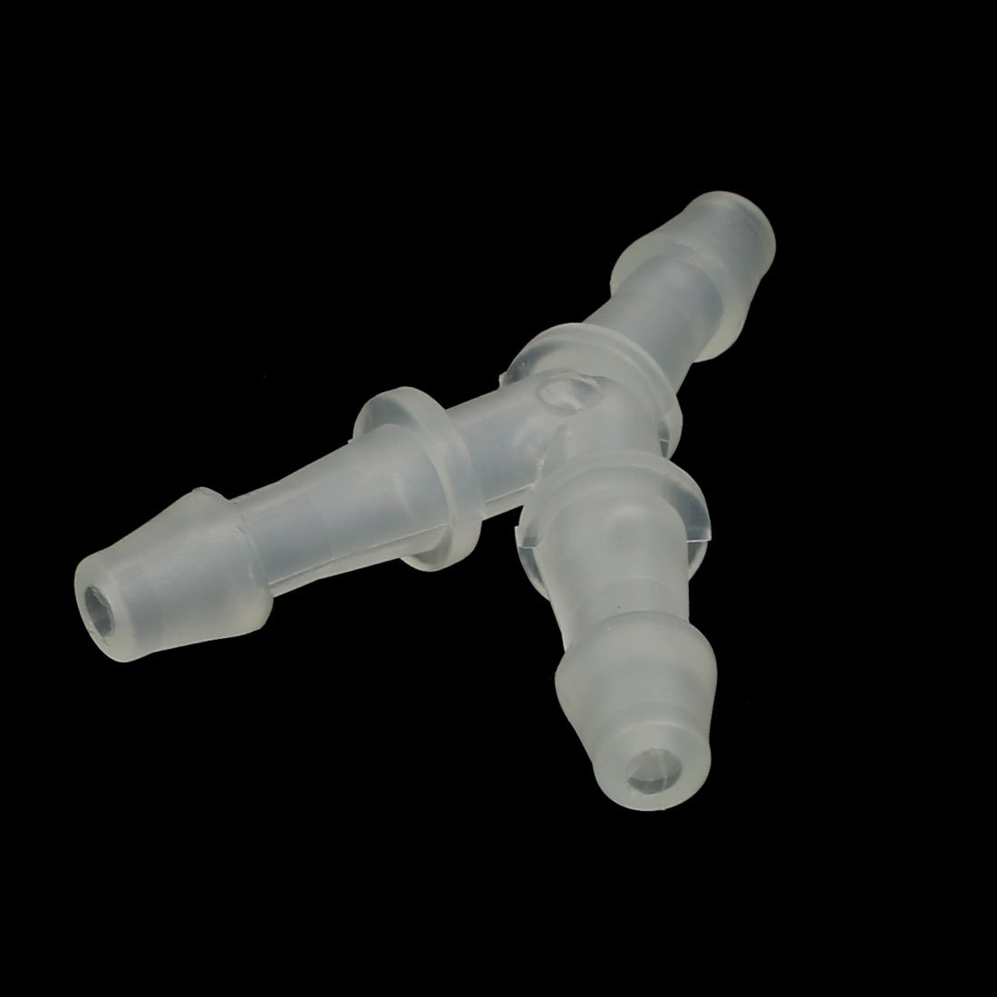 Sourcingmap 6.5mm Hole Dia Plastic Y Shaped 3 Way Air Oxygen Valves Tube Connector Clear - Image 2