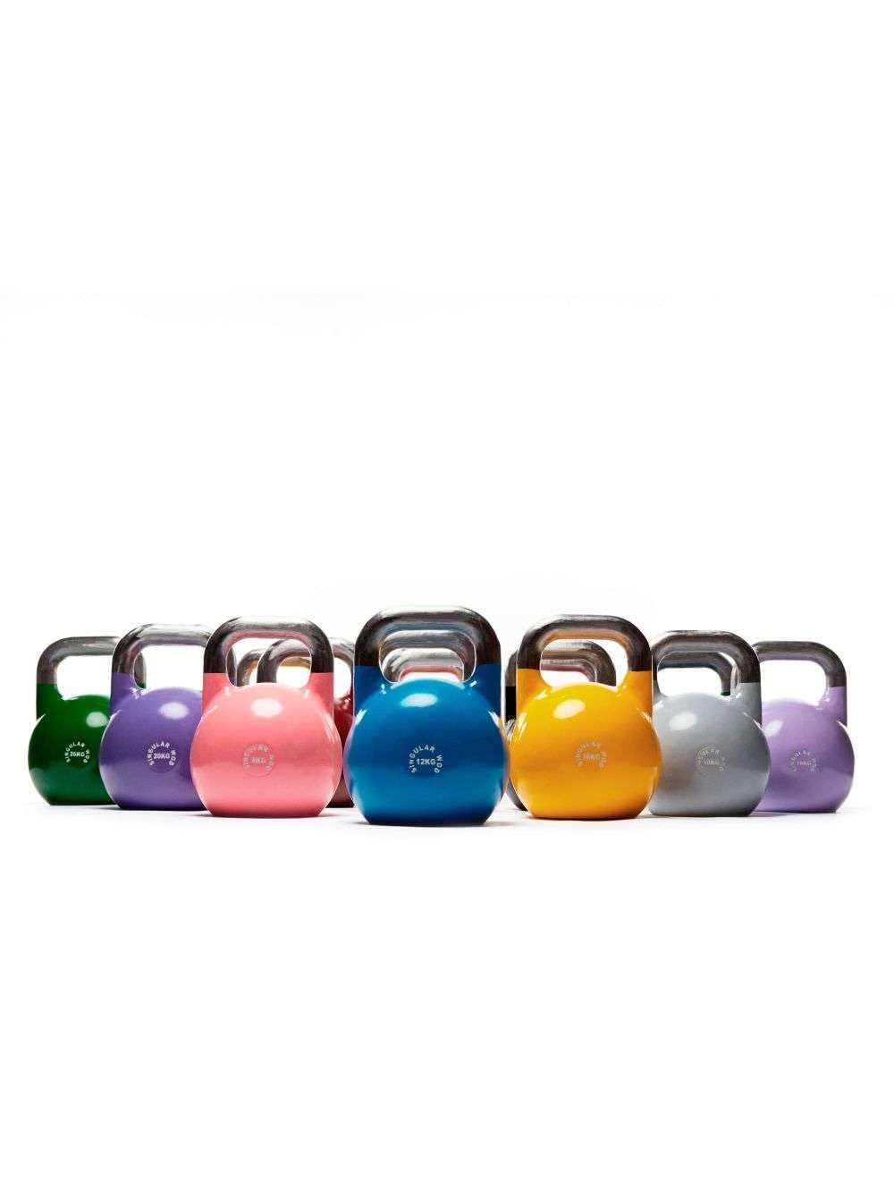 Competition Kettlebell SINGULARWOD – Pesa rusa de competición para crosstraining y fitness. Ideal para swings, snatch, clean, press y entrenamientos en casa o gimnasio.
