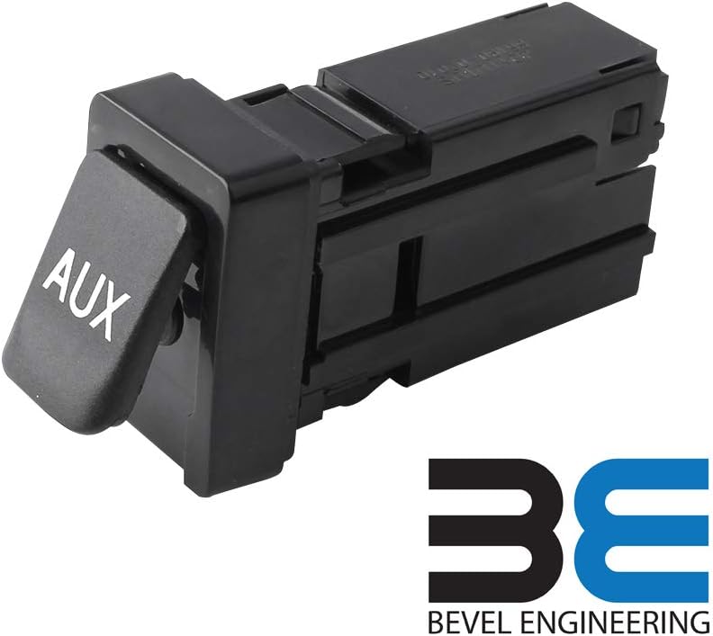 Updated Version Auxiliary Input Jack Compatible with Toyota Corolla Tacoma Tundra Stereo Adapter Assembly Aux Port 86190-02010