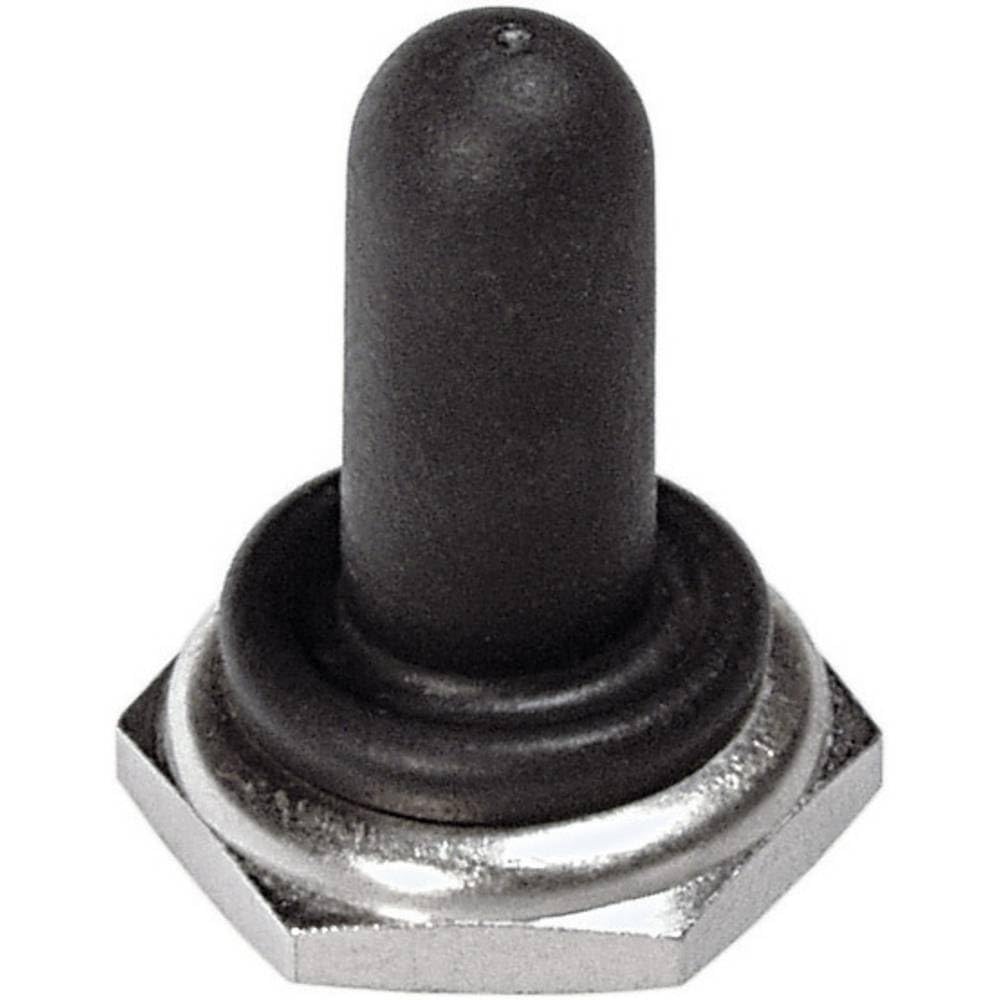 Apem U851 Seal Cap Full With Hex Nut Nickel-Coated Black 4016138116397