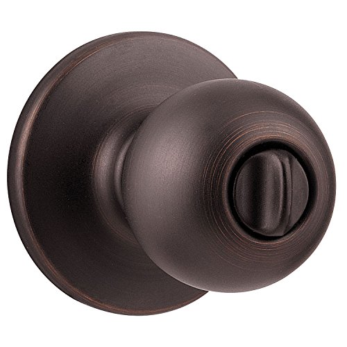 Kwikset 93001-867 Polo Bed and Bath Knob in Venetian Bronze - image 1