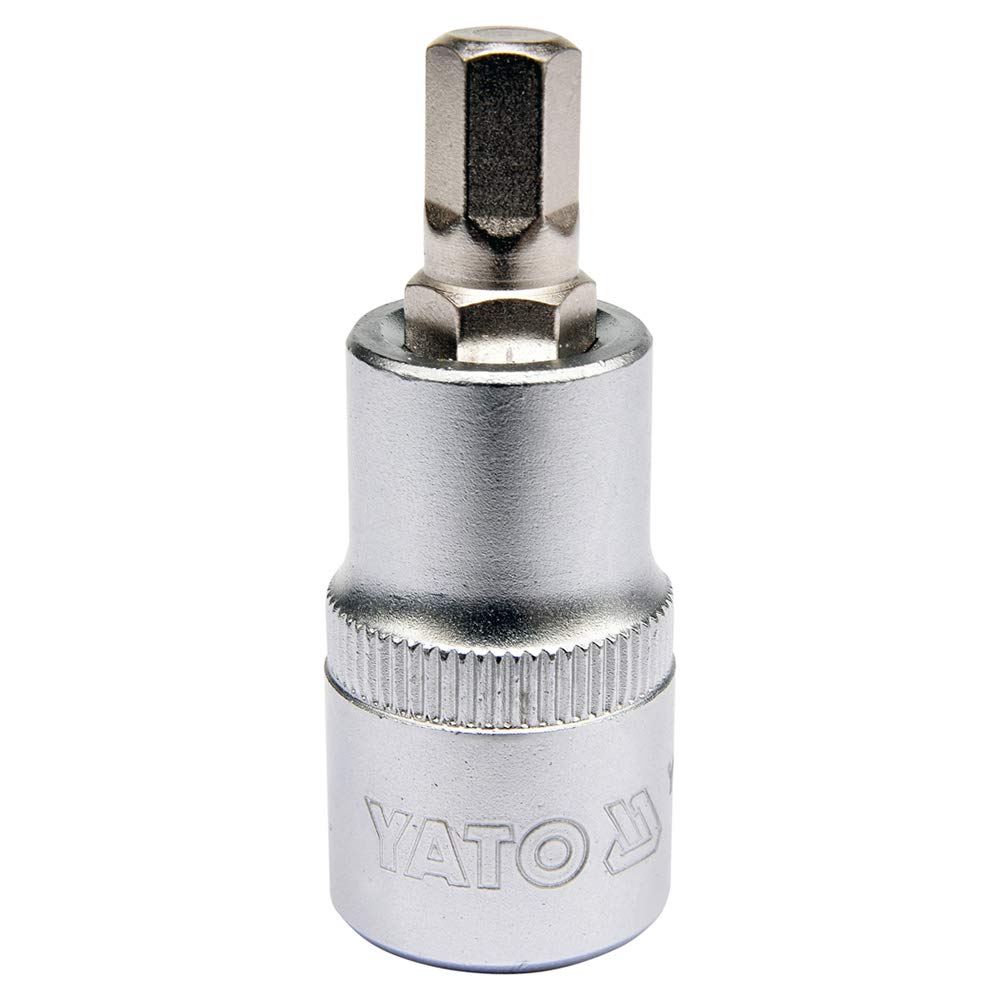 Yato YT-04384 Socket Bit of Size 8mm & Length 50mm Suitable for 1/2 inch Drive Socket Wrench Set |S2 steel Chromium plated|Socket Tool Box|Used as Home & Mechanical Tools|Industrial Tools Power tool (B073V9LTDT) Amazon Price History, Amazon Price Tracker