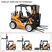 NOVAFUSION Forklift Toys for Kids Construction Truck Forklift,Metal DieCast Forklift Toy,Pull Back Fork Lift Toy with Lights and Sounds,Toy Forklift with Liftable Design,Forklift for Kids Age 3 and Up
