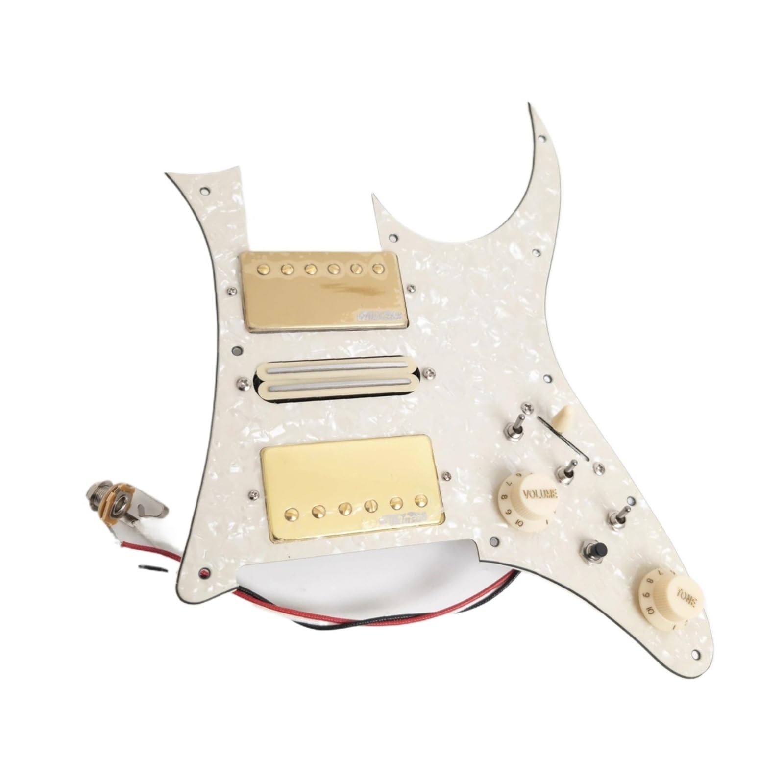 Do gitar elektrycznych RG gitara wstępnie okablowana załadowana maskownica z rozdzielaniem cewki Alnico 5 zestaw przetworników Humbucking HSH Zestaw Przetworników Pickguard