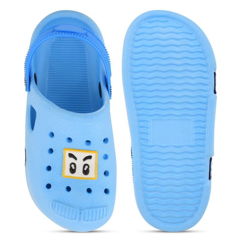 Image of SMARTOTS Pack of 2 Car Design Kids Clogs for Daily Use, Kids Eva Sandals for Boys and Girls with Adjustable Sling Back Strap