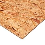 FALKEN DESIGN OSB Sheathing Panel-Square Edge, PS 2 Standard, Made in USA-Plywood Alternative for Walls, Roofs, and Subfloors, 48x96-3/4 Inch Thick