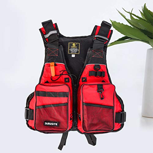 Colete de pesca com mosca BESPORTBLE, colete salva-vidas, multifuncional e respirável para natação,