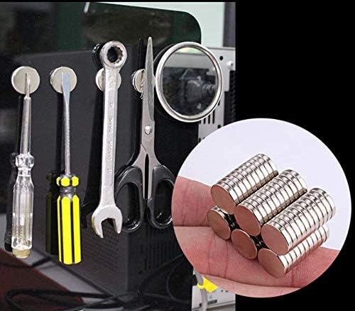 70 Mini Magneti Piccoli - 10x2mm, Forte Adesione, Per Frigorifero, Lavagne E Progetti Fai Da Te