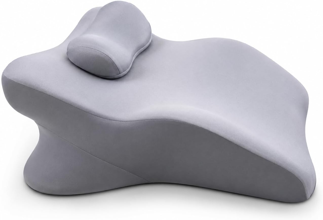 COSTAPARTAY Memory Foam Wedge Pillow - Multi Position Support - 27 Degrees- Reomveable Soft Cover- for Reading and Reclining