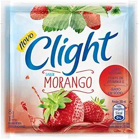 Suco de Frutas em Pó Zero Açúcar 8g c/15 - Clight (Morango)