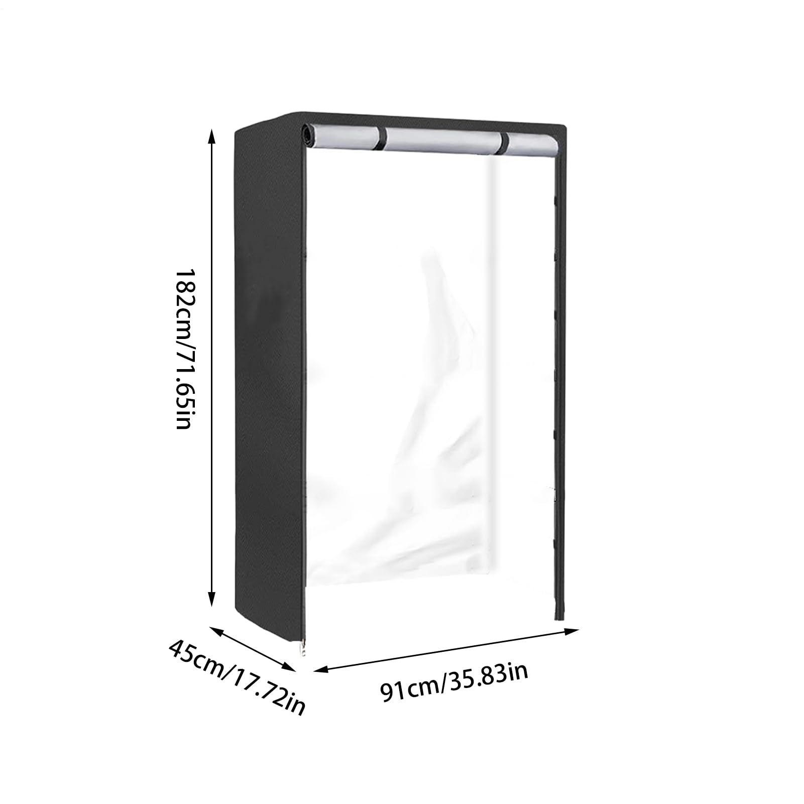 Housse de Protection pour étagères, avec Fermeture éclair, pour intérieur et extérieur, Protection d'étagères, Protection Contre la poussière de Haute qualité pour étagères, élégante Housse