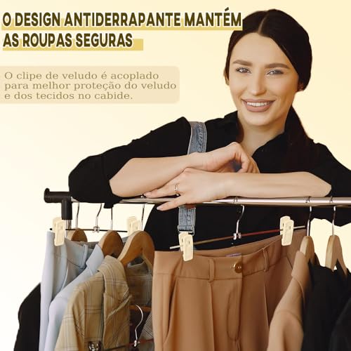 Cabide de Veludo, Prendedor de Veludo, Presilhas de Veludo, Veludo para Cabides, Clipes de Veludo, P