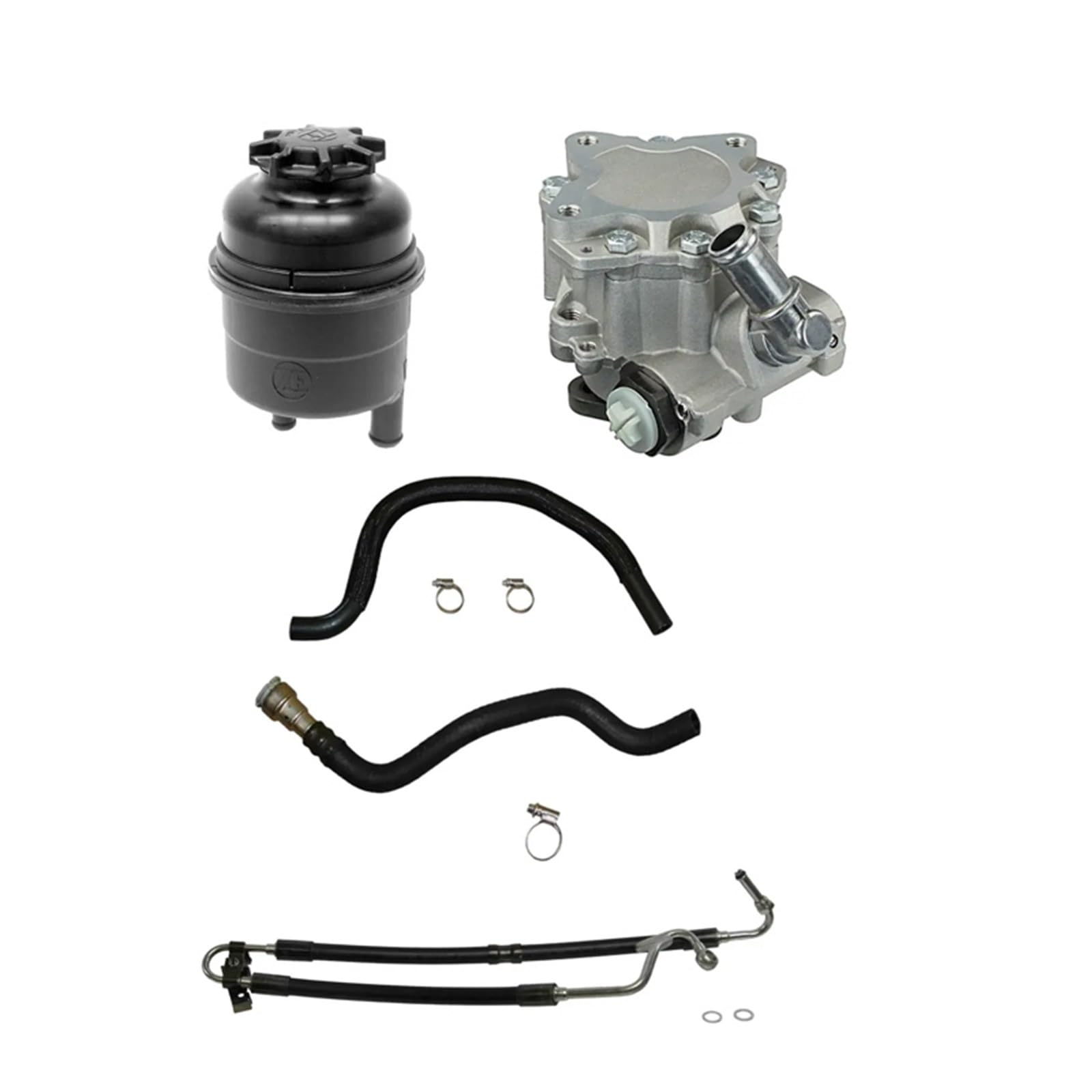 Pompa kolumny kierowniczej 3241675658 553-58945 Zestaw pompy wspomagania kierownicy pasujący do BMW E46 320i 323i 325i 328Ci 328i 330i 2001-2005 32416764726 32412227264(LF-30)