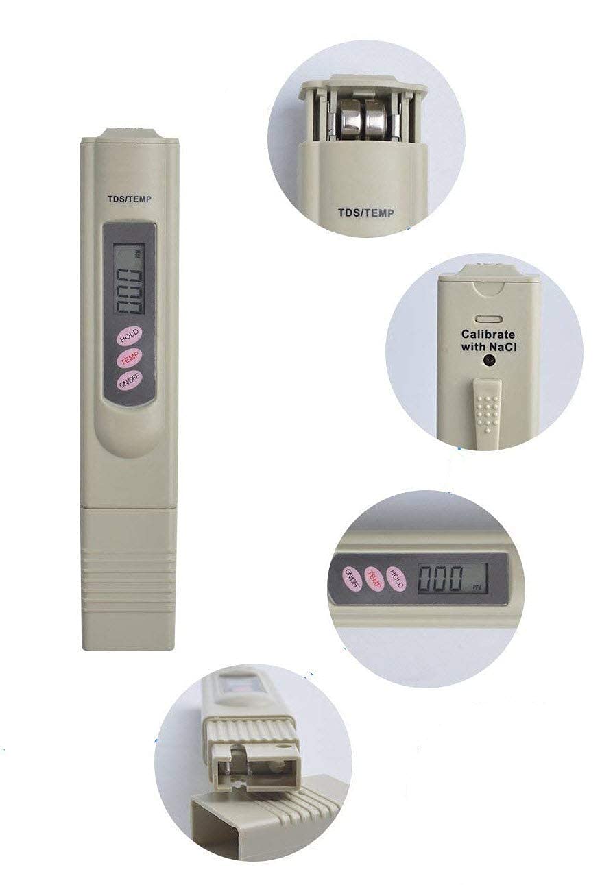 Boosty® New Pocket Digital TDS Meter for Water Quality Test Meter 3 Button Automatic Temperature Calibration 0-9990 Ppm Measurement Range with Carry Case (2)-image-18