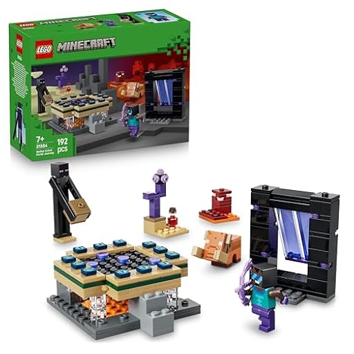 LEGO Minecraft El Viaje por el Nether y el Portal al End - Juguete de Construcción con Figuras de Héroe, Enderman y Hoglin Bebé - Regalo Gamer para Niños y Niñas de 7+ Años - 21584 | Ya disponible en tu tienda friki favorita! En mundofriki.es!