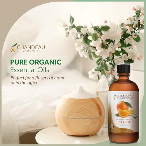 Aceite esencial puro orgánico de naranja 16 oz miniatura 2