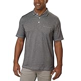 Cypress Club Mens Short Sleeve Polo Large, Large, Black