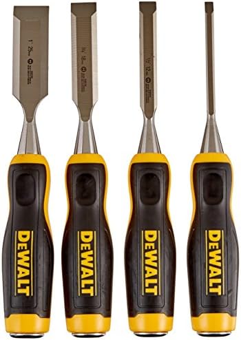 DEWALT DWHT16063 Short Blade Wood Chisel 4piece set