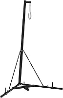 Foldable Punching Bag Stand Adjustable Height Weighted Base 132 lbs Capacity Free Standing for Heavy Speed Bags Home Gym