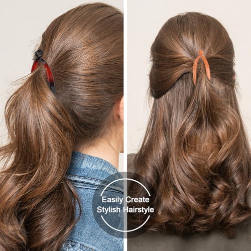 WHAVEL Pinzas Banana para Mujeres Paquete de 6 Clips Banana para Pelo Fino, Grueso y Delgado, Fuerte Sujeción miniatura 3