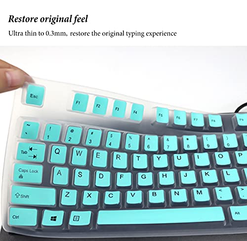 Keyboard Cover Skin For Lenovo Preferred Pro Ii/Lenovo Preferred Pro Usb Wired Keyboard 4X30M86879 41A5289 Sk-8825 54Y9400 Kb1021 73P5220, Lenovo Preferred Pro Skin Accessories-Mint #TOP1