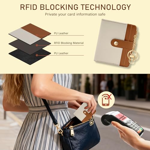 Image of Jogjam Small Ladies Wallet, Rfid Slim Thin Compact Women Credit Card Holder