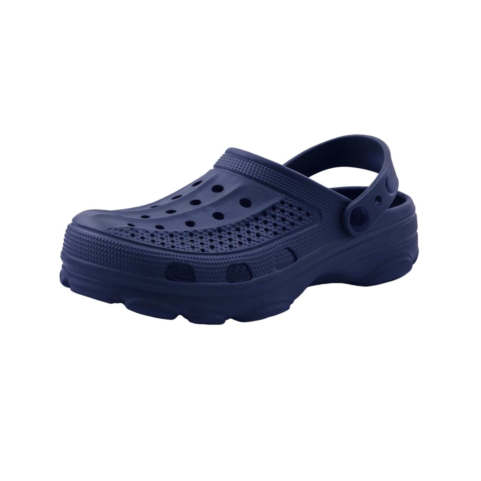 Zapatos de jardín de doble uso y chanclas clogs de EVA transpirables en azul talla 41