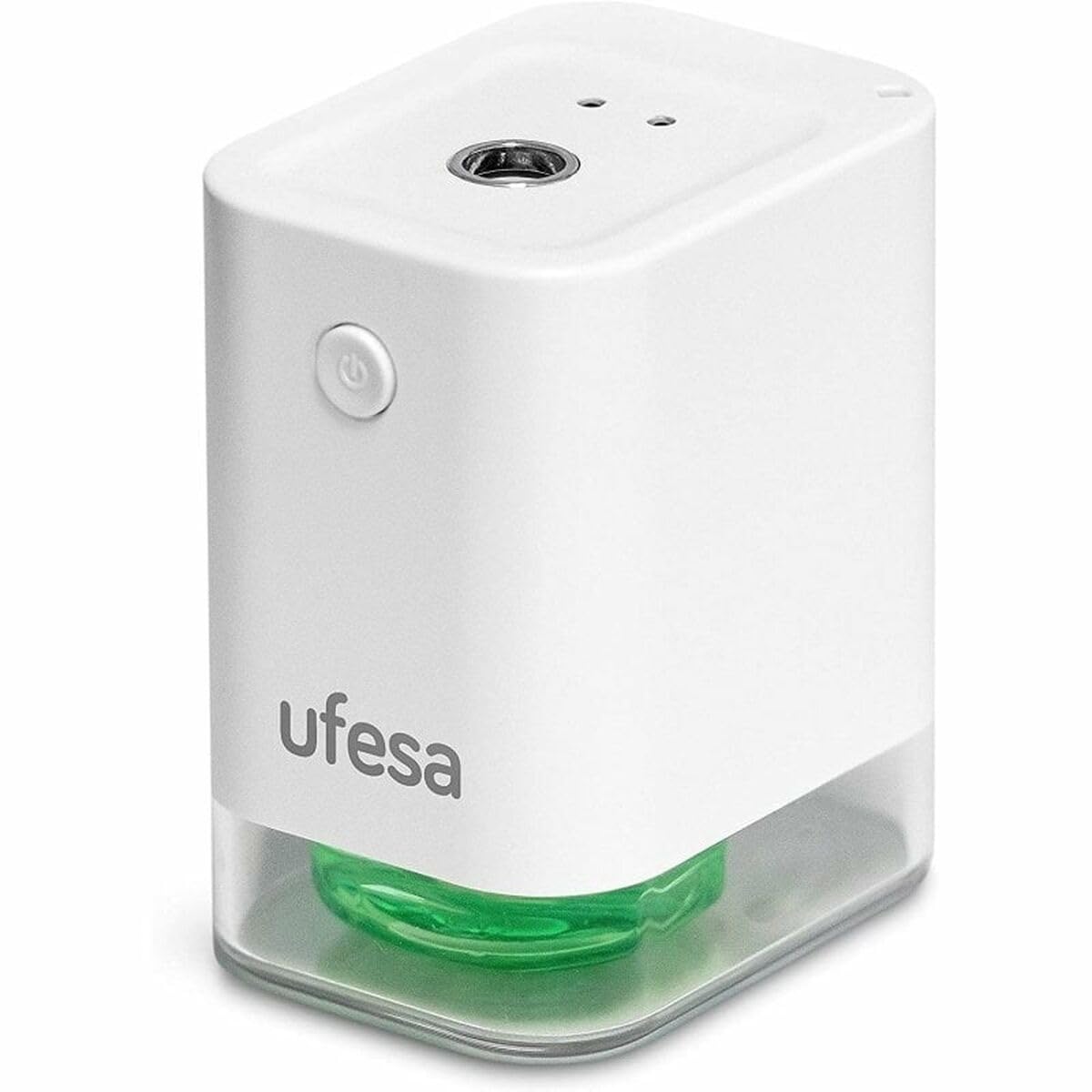 Ufesa DM45P - Dispensador de Alcohol esterilizador de diseño Compacto, con Sensor infrarrojo Que Funciona sin Contacto, Elimina bacterias y Virus hasta el 99,99%, para el hogar, Oficina