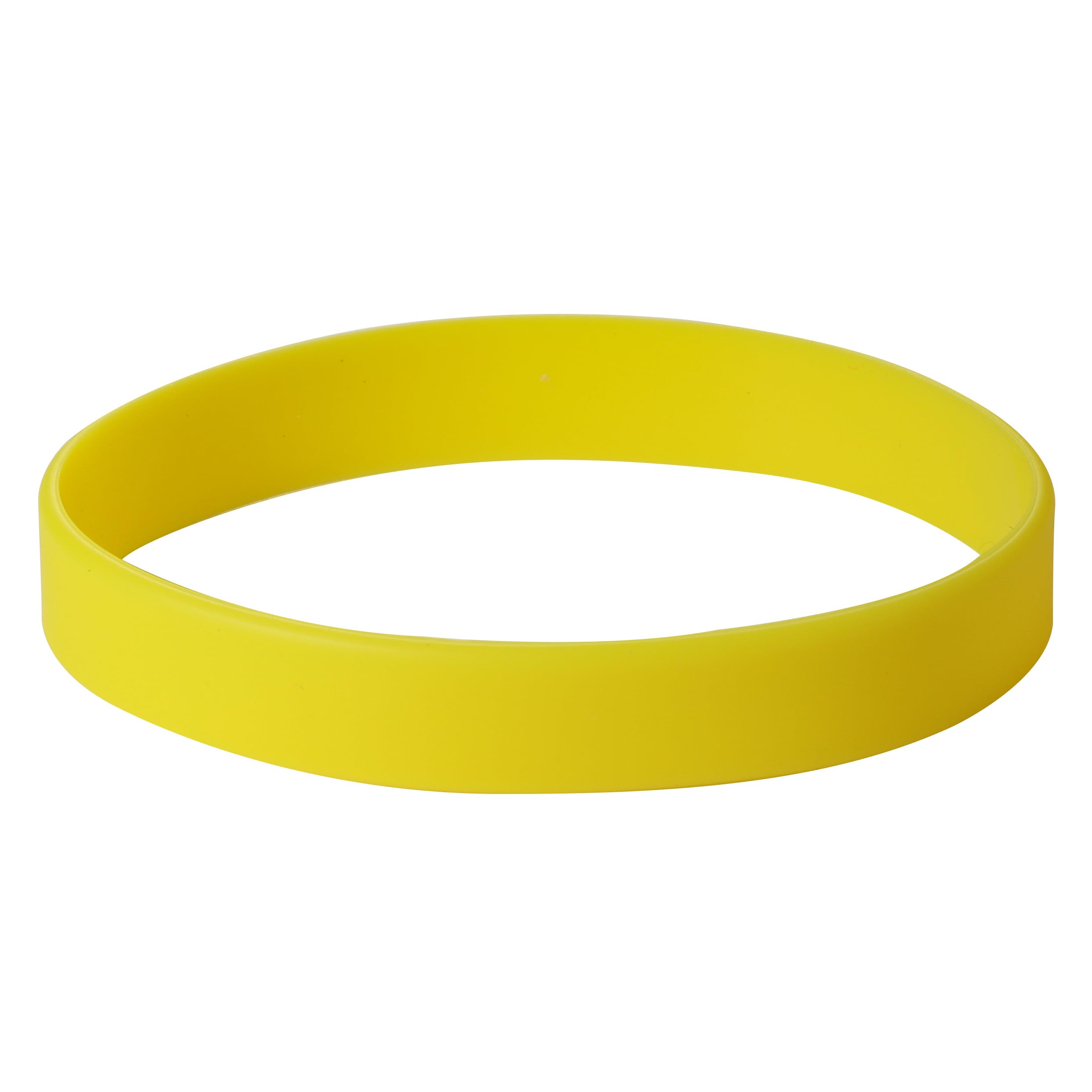 Plain Yellow Coloured Silicone Sports Arm Exercise Wristband Bracelets Rubber Wrist Bands Party Accessories For Men Women Boys Girls (Pack of 10) - Image 2