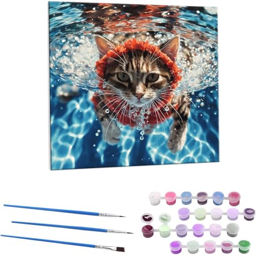 Lj G Paint by Numbers hG Lbg l ʂ肦 lphGLoXNtg  LoXA[g uVƃANG̋, ItBX CeA rO, ւ̃Mtg 30x30cm (t[