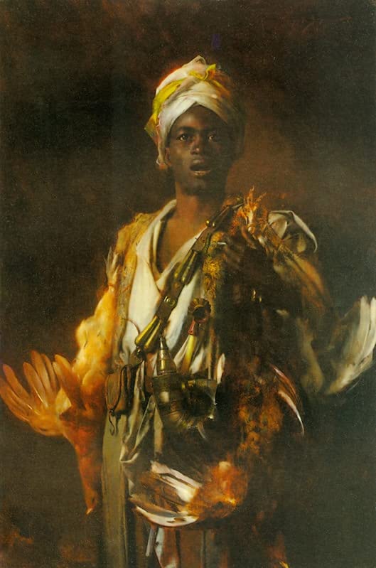 Toile modern peinture le chasseur arabe George Seymour affiche salon 60x90