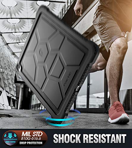 Ipad Pro 12.9 Inch (3Rd Gen) Case, Poetic Turtleskin Series [Corner Protection][Not Supported Pencil Magnetic Attachment] Protective Silicone Case For Ipad Pro 12.9 Inch (2018) - Black #TOP6