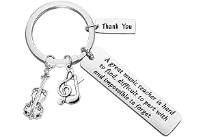 FUSTMW Violin Keychain Music Teacher Gifts