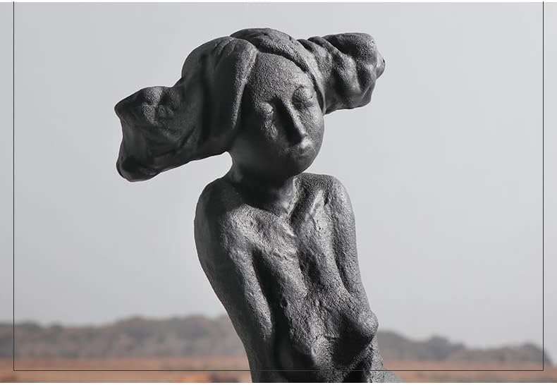 Miniatura 3 de Escultura de estatua de feng shui chino estilo moderno creativo sentado figura escultura decoración sala de estar hogar hotel decoración arte