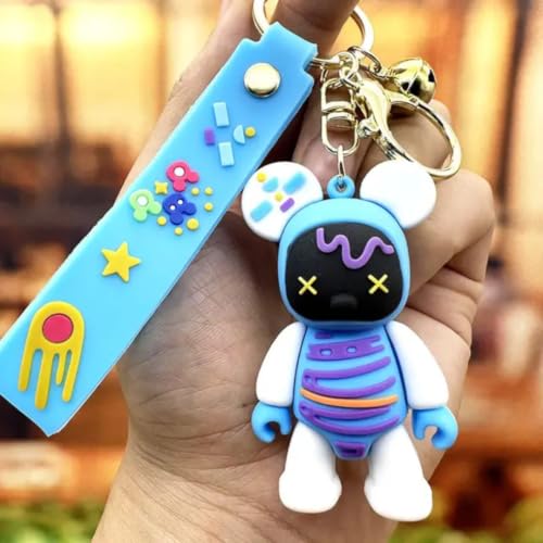 Image of GEOCARTER Teddy Bear Keyring | Cute Keychain for Bags & Keys