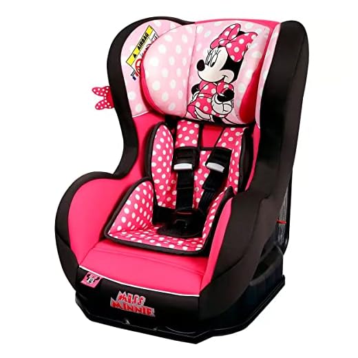 Cadeira para Auto Disney Primo Minnie Mouse, Disney, Rosa, 0 a 25 kg