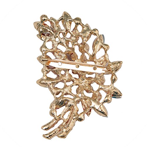 Elegant Crystal Brooch Pin Jewelry Accessory