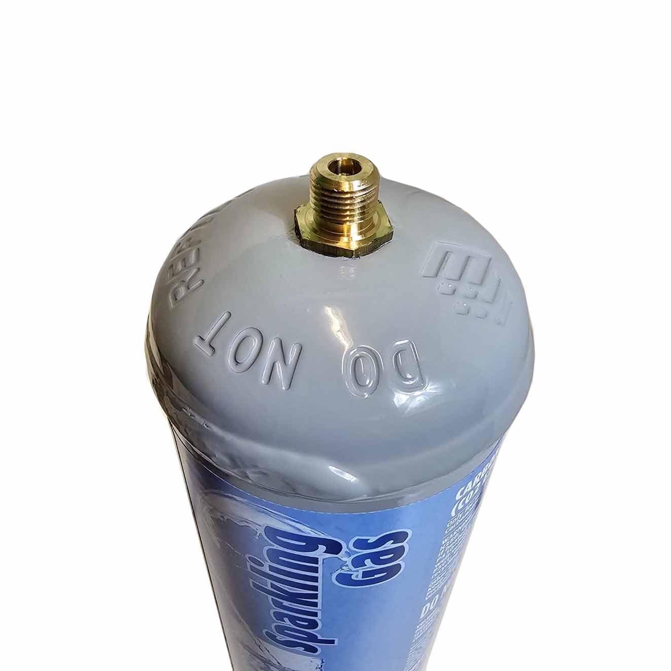 2 bouteilles de CO2 jetables de 600 gr. e290 pour eau pétillante