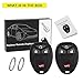 YITAMOTOR Key Fob Compatible for 2007 2008 2009 2010 2011 2012 2013 Chevy Silverado 1500 2500 3500 Keyless Remote Replacement for OUC60270 OUC60221