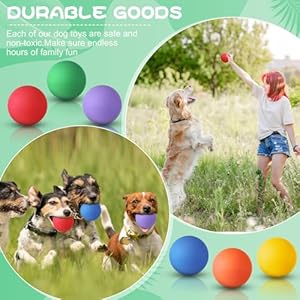 Shappy 12 pieces rubber dog balls tennis balls for dog colorful catching pet dog balls for fetch training 2 4 inch interactive bounce and floatable dog toy balls for park beach   cucciolini doodles